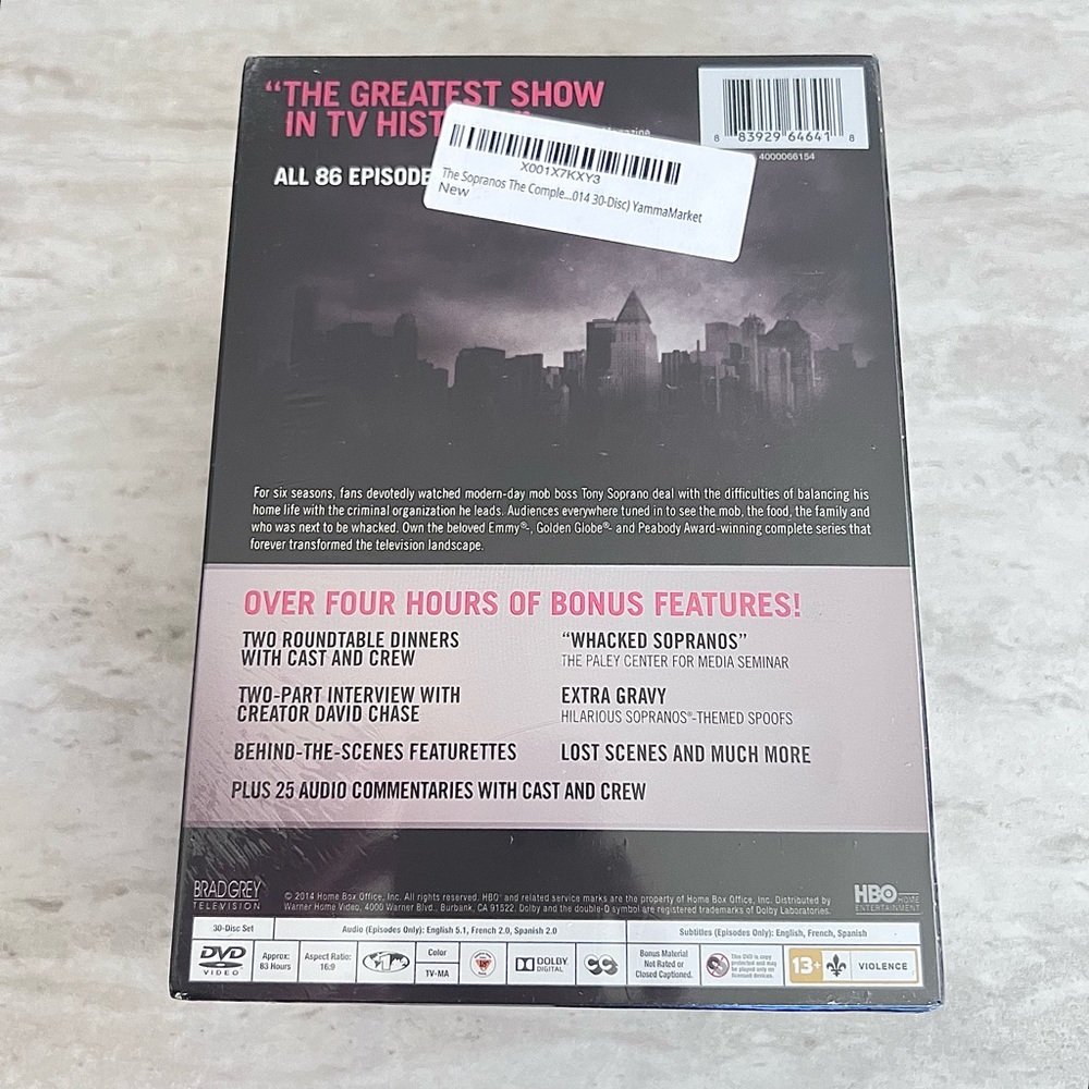 The Sopranos The Complete HBO Series DVD, 30-Disc Box Set Brand‎ New & Sealed - Picture 3 of 6